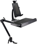 ARKON Mounts -Tablet And Keyboard Tray Combo Car Mount | Tablet Holder For Car | Professional-Grade Durability | Easy Installation | Keyboard Tray | Fits iPad and Samsung Tablets