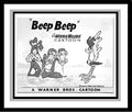 The Road Runner and Wile E. Coyote in 'Beep Beep' Studio Lobby Card Publicity Still - Warner Brothers