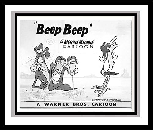 The Road Runner and Wile E. Coyote in 'Beep Beep' Studio Lobby Card Publicity Still - Warner Brothers