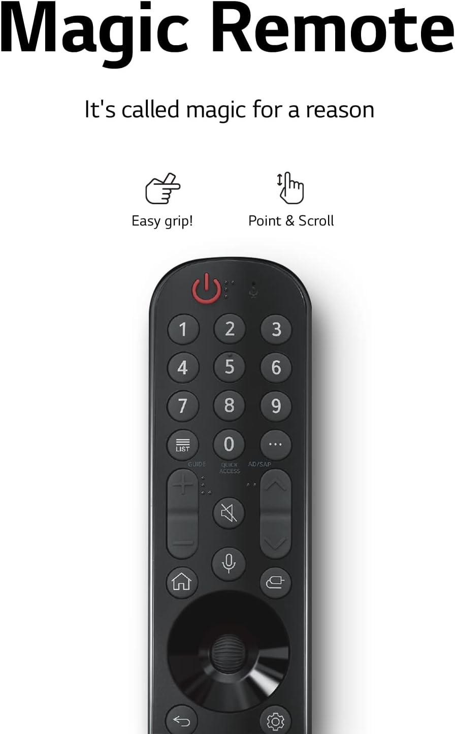LG 55-Inch Class OLED evo C2 Series Alexa built-in 4K Smart TV, 120Hz Refresh Rate, AI-Powered 4K, Dolby Vision IQ and Atmos, WiSA Ready, Cloud Gaming (OLED55C2PUA, 2022) (Renewed)