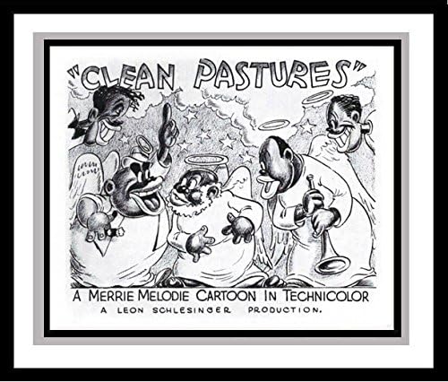 Very Early Ethnic Studio Lobby Card Publicity Still 'Clean Pastures'- Warner Brothers
