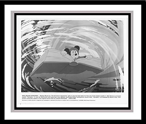 'Fantasia' Lobby Card Publicity Still - Walt Disney Mickey Mouse as the Sorcerer's Apprentice