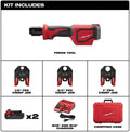 New 2674-22C for Milwaukee M18 Cordless Short Throw Press Tool Kit with Crimp Jaws