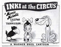 Inki and the Minah Bird in'Inki at the Circus' Studio Lobby Card Publicity Still - Warner Brothers