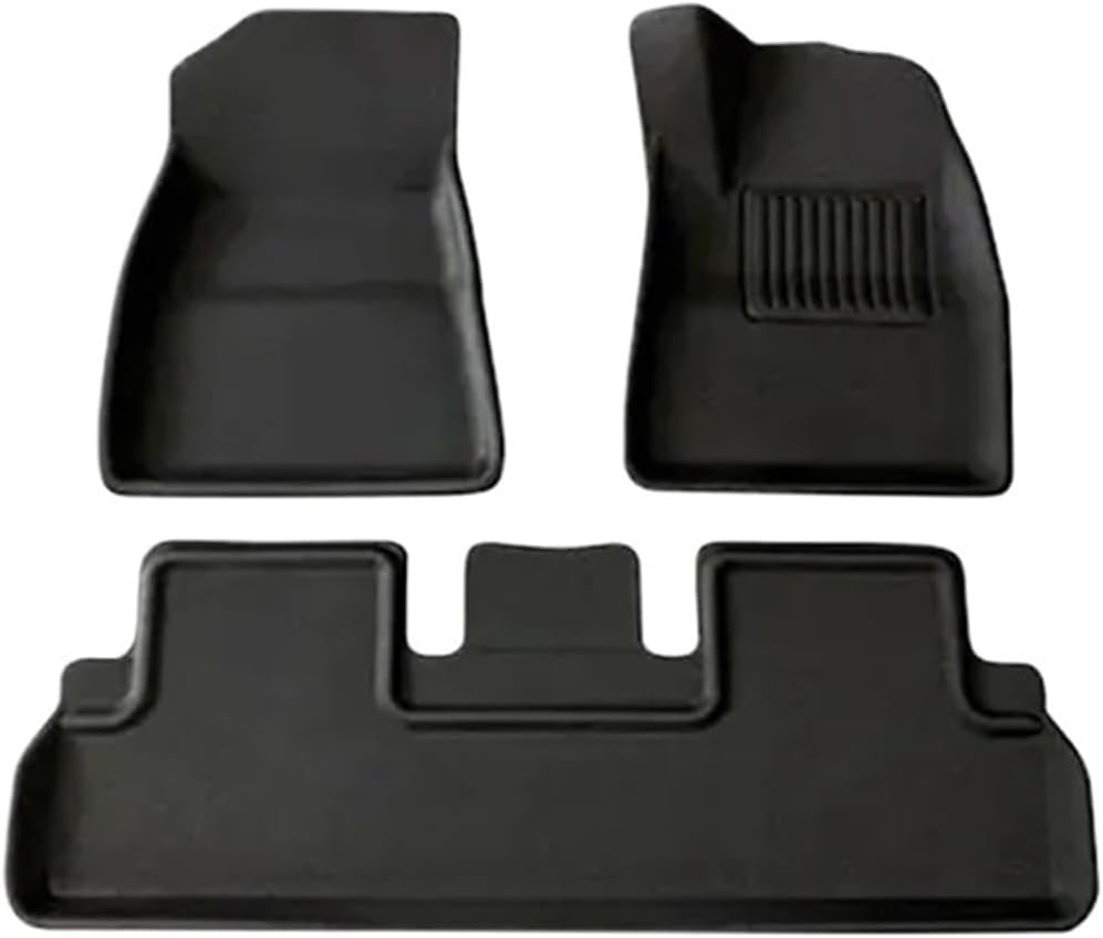Auto Parts Compatible with Tesla Model 3 Highland XPE Floor Mats Trunk Mats All Weather Front Rear Cargo Liner Mat, Waterproof Anti-Slip Foot Pads(RHD Floor mats)