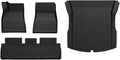 TPE Floor Mats Compatible with Tesla Model 3 2024 Highland Cargo Liner Waterproof Anti-Slip Trunk Mat Pads Model 3 2024 Highland Accessories(4pcs LHD)