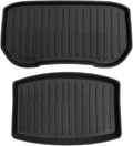 Compatible with Tesla Model 3 2024 Highland Floor Mats Cargo Liner Waterproof Anti-Slip Trunk Mat TPE Pads Model 3 2024 Highland Accessories(2pcs Trunk mat)