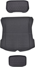 All Weather XPE Floor Mats Compatible with Tesla Model 3 Highland 2024, Waterproof Anti-Slip Front Rear Cargo Liner Trunk Mat(3PCS Trunk Mats)