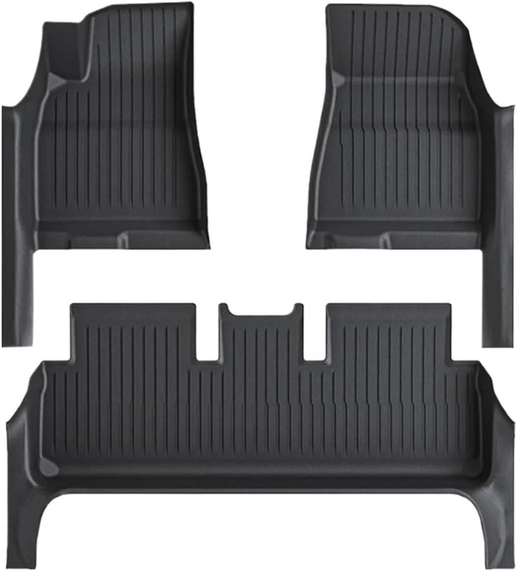 Floor Mat with Door Sill Protector | Compatible with Tesla Model 3 Highland Floor Trunk Mats Cargo Liner | Compatible with Model 3 2025 2024 Accessories(SNFM-3PCS)