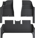 Floor Mat with Door Sill Protector | Compatible with Tesla Model 3 Highland Floor Trunk Mats Cargo Liner | Compatible with Model 3 2025 2024 Accessories(SNFM-3PCS)