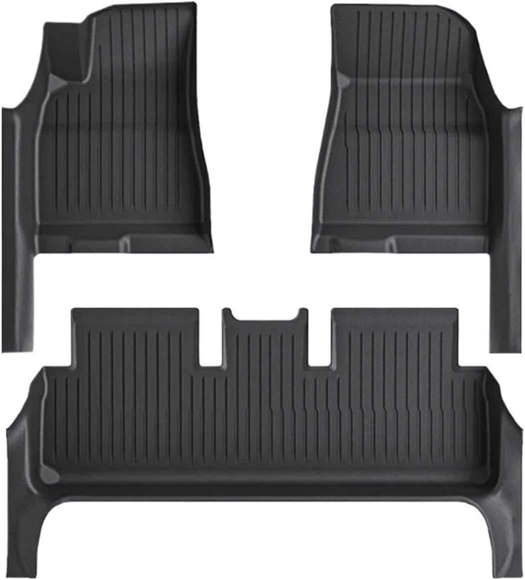 Floor Mat with Door Sill Protector | Compatible with Tesla Model 3 Highland Floor Trunk Mats Cargo Liner | Compatible with Model 3 2025 2024 Accessories(SNFM-3PCS)