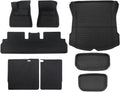 Floor Mats Compatible with Tesla Model 3 2021-2024 Highland Model Y 2017-2024 Custom All Weather Cargo Liner Trunk Accessories(M3 23 10-24 8PCS)