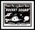 Chuck Jones Directed Classic Starring Porky Pig and Daffy Duck in 'Rocket Squad' Spoof on 'Dragnet' Studio Lobby Card Publicity Still - Warner Brothers