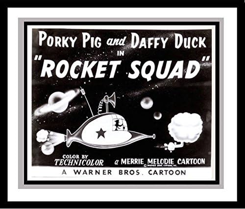 Chuck Jones Directed Classic Starring Porky Pig and Daffy Duck in 'Rocket Squad' Spoof on 'Dragnet' Studio Lobby Card Publicity Still - Warner Brothers