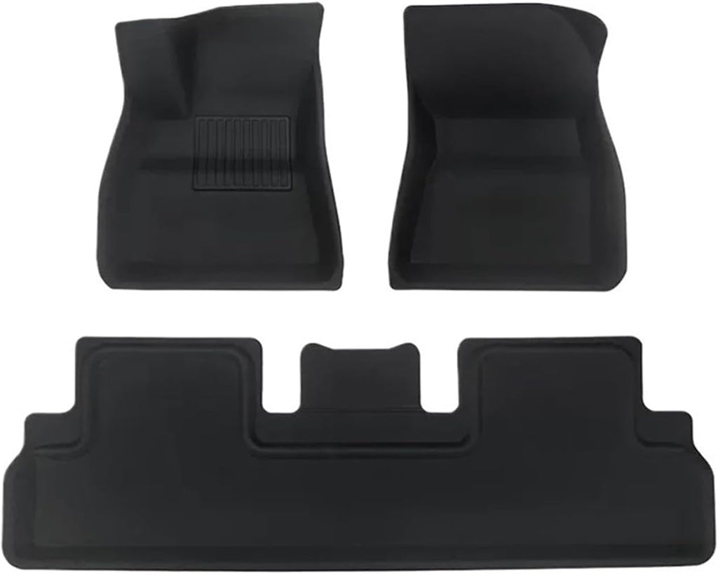 Floor Mats Compatible with Tesla Model 3 2021-2024 Highland Model Y 2017-2024 Custom All Weather Cargo Liner Trunk Accessories(M3 2021-2024 FP)