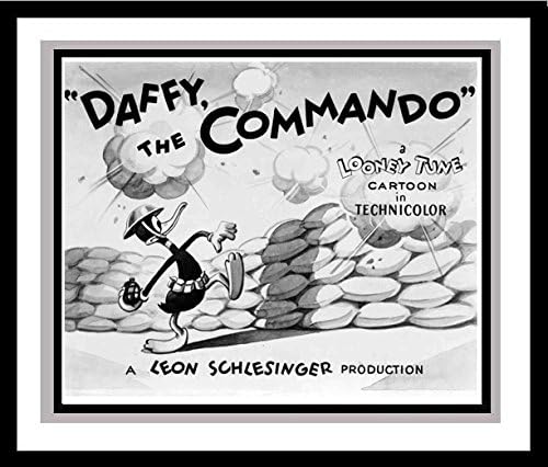 Daffy Duck in 'Daffy the Commando' Studio Lobby Card Publicity Still - Warner Brothers
