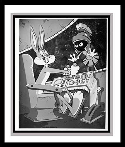 Bugs Bunny and Marvin Martian in 'Bugs Bunny in Space' Studio Lobby Card Publicity Still - Warner Brothers