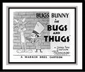 Bugs Bunny and Rocky in 'Bugs and Thugs' Studio Lobby Card Publicity Still - Warner Brothers