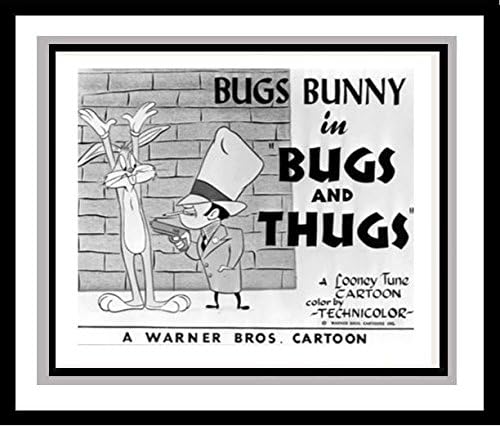 Bugs Bunny and Rocky in 'Bugs and Thugs' Studio Lobby Card Publicity Still - Warner Brothers