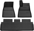 Compatible with Tesla Model 3 2024 Highland Floor Mats Cargo Liner Waterproof Anti-Slip Trunk Mat TPE Pads Model 3 2024 Highland Accessories(3pcs RHD)