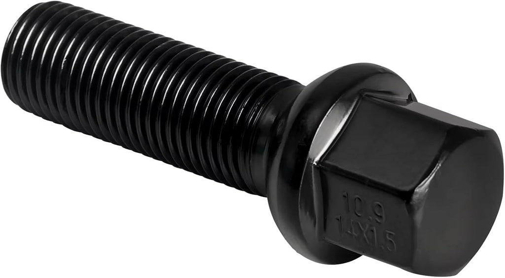 Wheel Studs Bolt Compatible with Porsche 20X M14x1.5 Wheel Bolts Lug Nuts 17mm Hex 40mm Shank Radius Ball for Seat