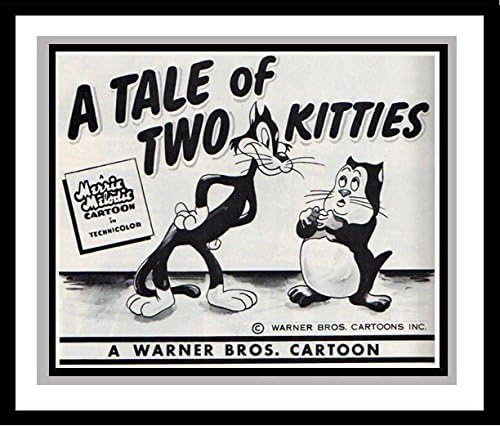 Abbott and Costello voice the Stars in 'A Tale of Two Kittiesl' Studio Lobby Card Publicity Still - Warner Brothers