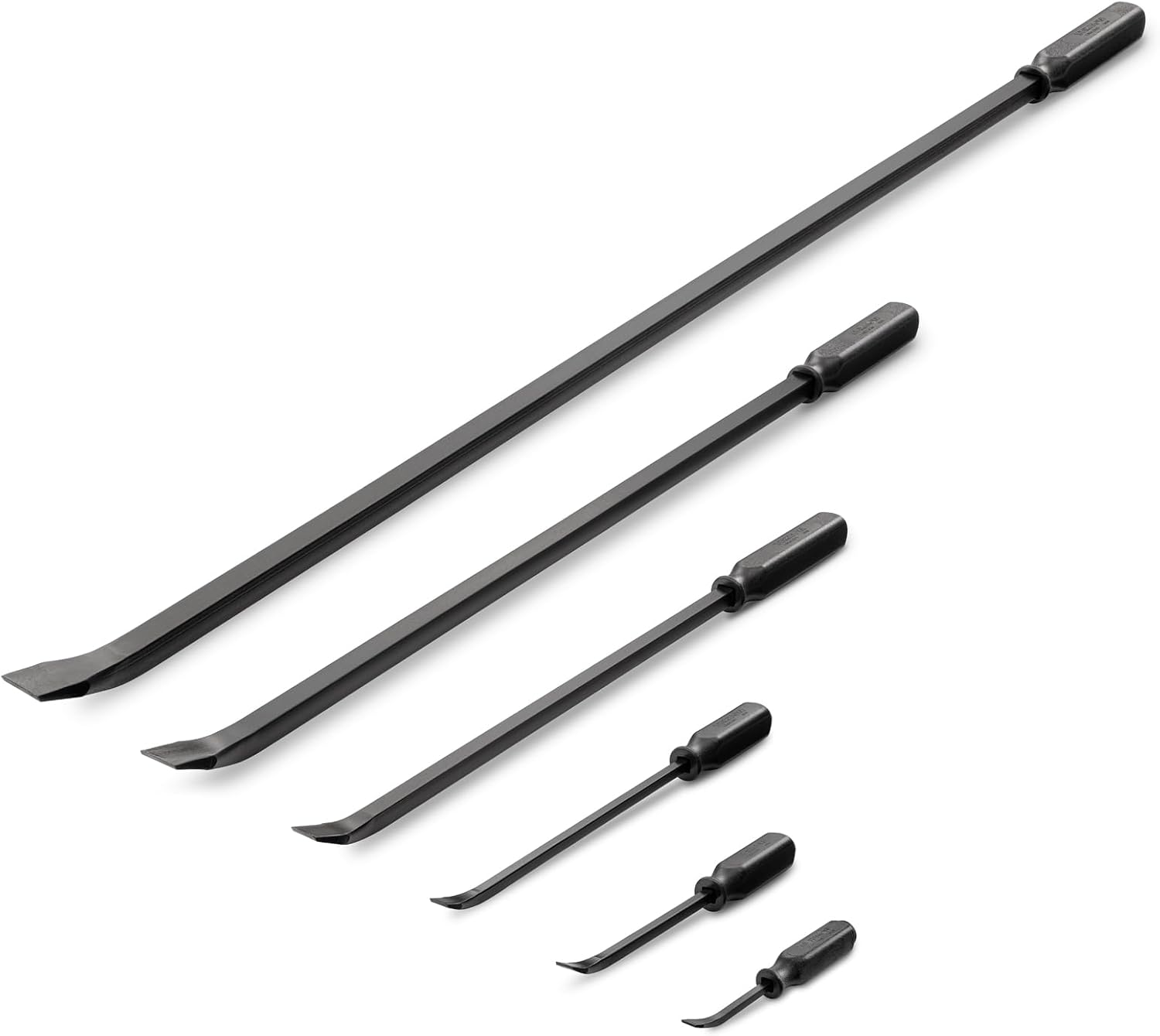 TEKTON Angled End Pry Bar Set, 6-Piece (8, 12, 17, 25, 36, 45 in.) | LSQ90506