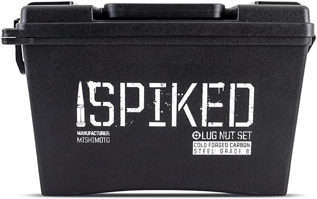 Mishimoto Spiked Lug Nuts, M14x1.5, 32-PC Set, Chrome