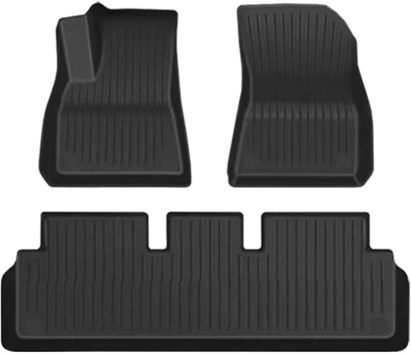 Compatible for Tesla Model 3 2024 Highland Floor Mats Cargo Liner Waterproof Anti-Slip Trunk Mat TPE Pads Model 3 2024 Highland Accessories(3PCS Floor Mats,Left Hand Drive)