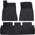 Compatible with Tesla Model 3 2024 Highland Floor Mats Cargo Liner Waterproof Anti-Slip Trunk Mat TPE Pads Model 3 2025 Highland Accessories(for 3 3Pcs Floor Mat)