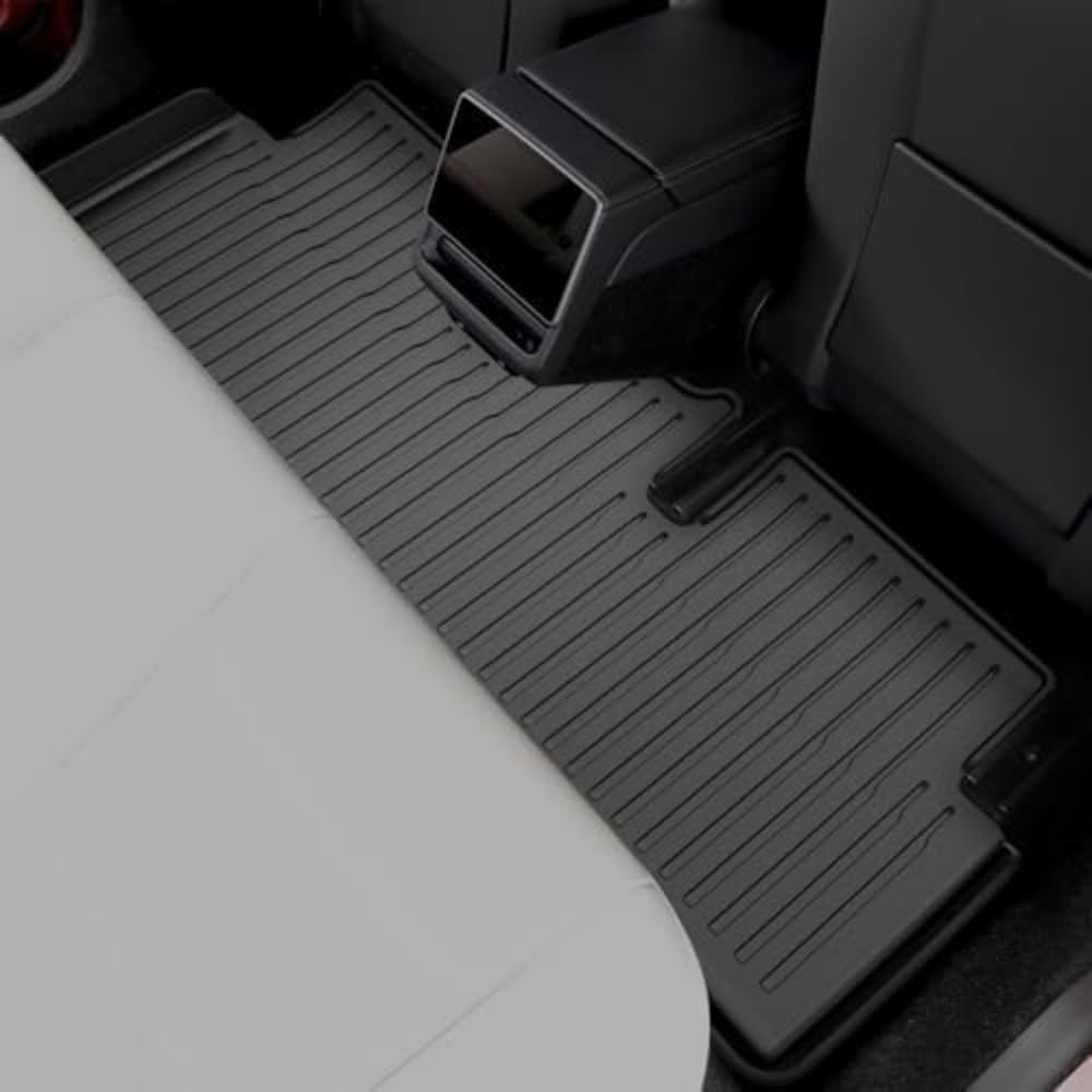 Compatible with Tesla Model 3 Highland 2024 TPE Floor Mats,All Weather Waterproof Anti-Slip Front Rear Cargo Liner Trunk Mat(Right Rudder 3pcs)