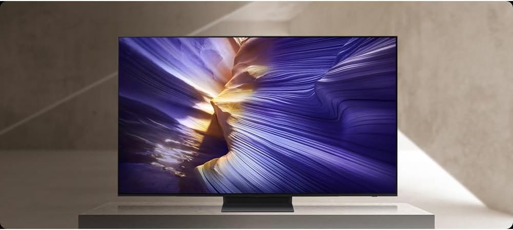 Samsung 48 inch OLED 4K S90F Smart TV (2025) Vision AI, OLED HDR+, Glare-Free Bundle with CPS Exclusive 1-Year Protection & Deco Gear Complete Home Theater Beginner's Guidebook