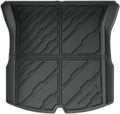 Compatible with Tesla Model 3 Highland 2024 2025+ TPE Floor Mats & Cargo Liner Trunk Mat Backrest Mats(1PC Trunk Mat)