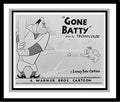 Baseball Elephant Pitches in 'Gone Batty' Studio Lobby Card Publicity Still - Warner Brothers