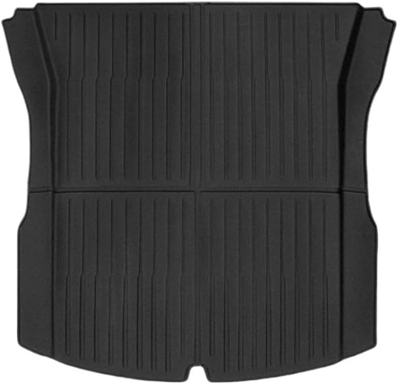 Compatible with Tesla Model 3 2024 Highland Floor Mats Cargo Liner Waterproof Anti-Slip Trunk Mat TPE Pads Left Right Rubber Accessories(Trunk 1pcs)