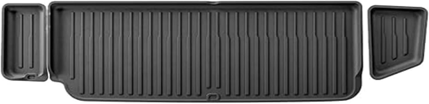 Compatible for Tesla Model X 2024 5/6/7 Seat TPE 3D Car Floor Mats Cargo Liner Trunk Pad Waterproof Protective Left Rudder(6seats Trunk)