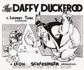 Daffy Duck in'The Daffy Duckaroo' Directed by Norm McCabe. Released on 10/24/1942 Studio Lobby Card Publicity Still - Warner Brothers