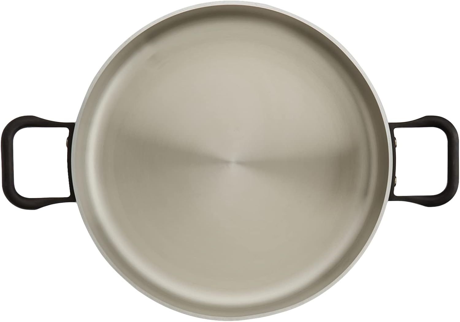Alessi La Cintura Di Orione 24 cm Low Casserole with Two Handles in 18/10 Stainless Steel
