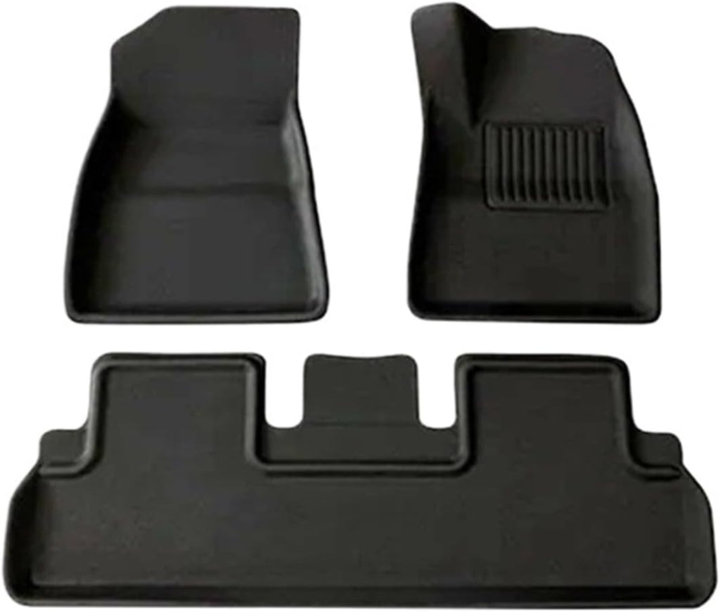 Compatible with Tesla Model 3 Highland XPE Floor Mats Trunk Mats All Weather Front Rear Cargo Liner Mat, Waterproof Anti-Slip Foot Pads(RHD Floor mats)