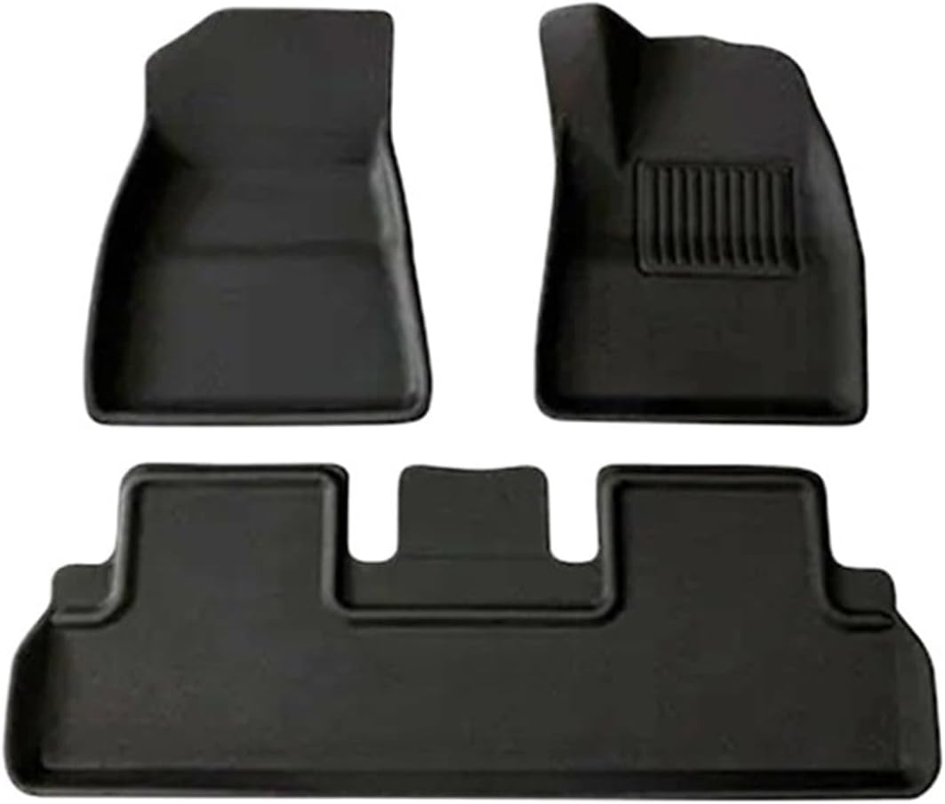 Compatible with Tesla Model 3 Highland XPE Floor Mats Trunk Mats All Weather Front Rear Cargo Liner Mat, Waterproof Anti-Slip Foot Pads(RHD Floor mats)