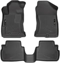 Husky Liners Weatherbeater Floor Mats | Fits 2018 - 2023 Subaru Crosstrek, 2017 - 2023 Subaru Impreza | Front & 2nd Row, 3-pc Black - 99661