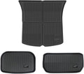 Floor Mats for Tesla Model 3 Y 2021-2024 5-Seater Custom Fit All Weather Heavy Duty TPE Cargo Liner Trunk Accessories(Y TPE Trunk Mats)