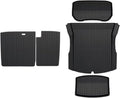 Compatible with Tesla Model 3 2024 Highland TPE Floor Mats & Cargo Liner Waterproof Anti-Slip Trunk Mat TPE Pads Left Right Hand Drive(5PCS Trunk Set)