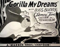 Bugs Bunny in'Gorilla My Dreams' Directed by Bob McKimson. Released on January 3, 1948 Studio Lobby Card Publicity Still - Warner Brothers