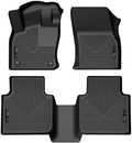 Husky Liners Weatherbeater Floor Mats | Fits 2018-2024 Volkswagen Tiguan | Front & 2nd Row, 3-pc Black - 95231