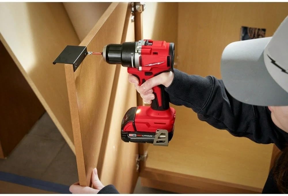 3601-21P Cordless Drill/Driver for Milwaukee M18 18V Compact Brushless 1/2' Drill/Driver Kit