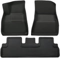 Compatible with Model 3 2024 Highland Cargo Liner Floor Mats Anti-Slip Pads Waterproof Trunk Mat Compatible with Tesla Model 3 2024 Highland Accessories(3 3Pcs Floor Mat XPE)
