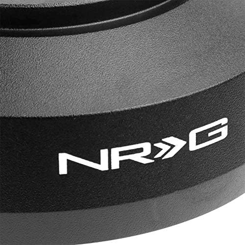 NRG Innovations SRK-163H Steering Wheel Hub Adapter(Aluminum, Black, 70mm 6-Bolt) Works with 98-09 Dodge Ram 1500/2500/3500