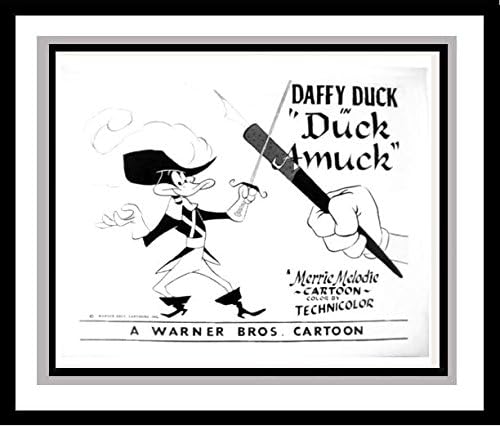Daffy Duck in 'Duck Amuck' Studio Lobby Card Publicity Still - Warner Brothers