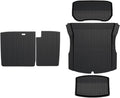 Car Floor Mats Cargo Liner Waterproof Anti-Slip Trunk Mat TPE Pads Accessories，Compatible for Tesla Model 3 2024 Highland(for Model 3 5Pcs Seat Mat)